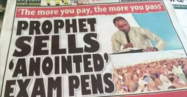 Pastor Sells ‘Holy Pens’ That Make Students Pass Exams Without Studying